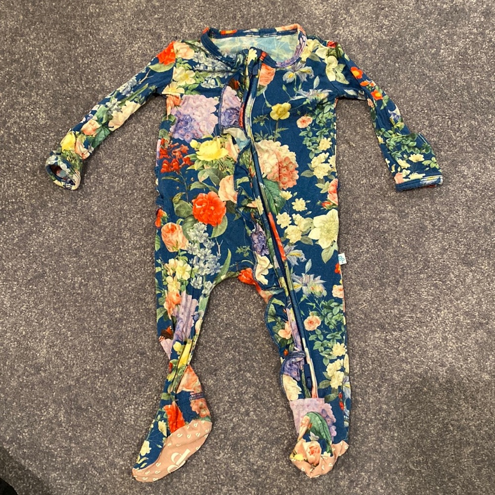 Beautiful floral posh peanut sleeper